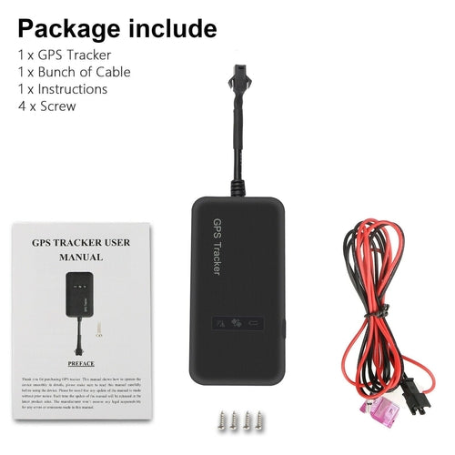 Real Time GPS Tracker Tracking Locator Device GPRS GSM Car/Motorcycle
